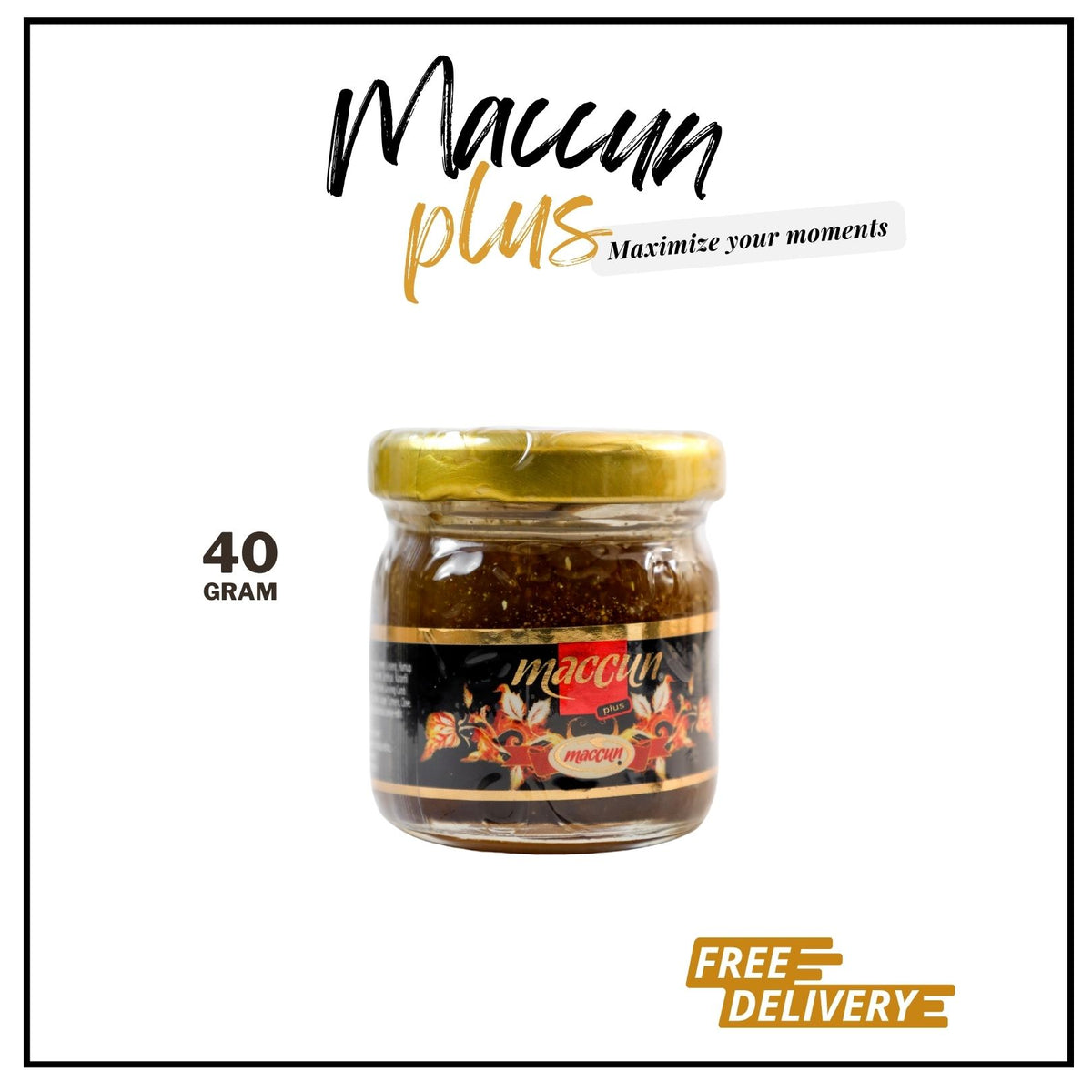 Maccun Plus Turkish Honey 40g Jar
