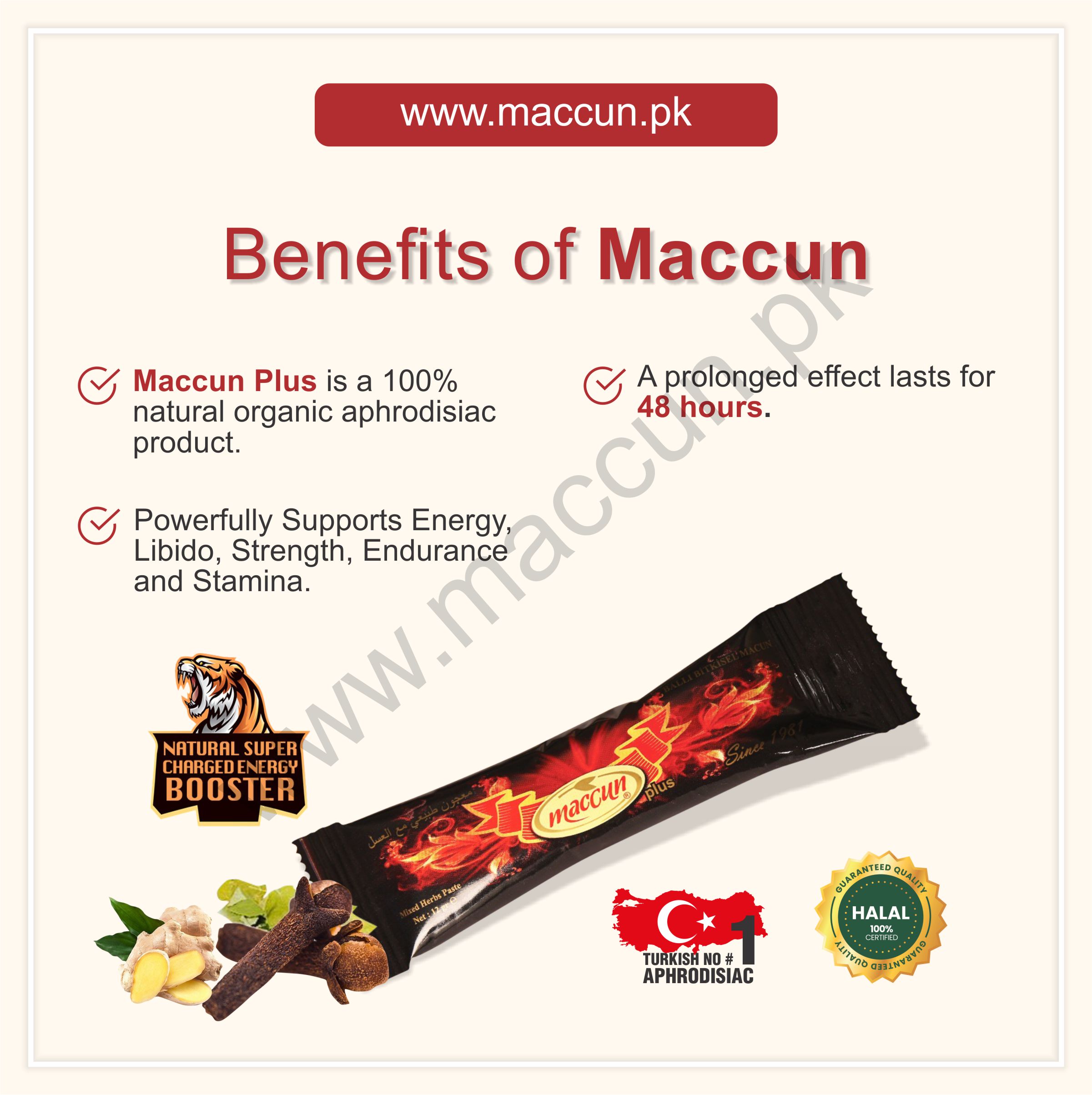 Maccun Plus Sachet Trail Pack In Pakistan | Maccun.pk